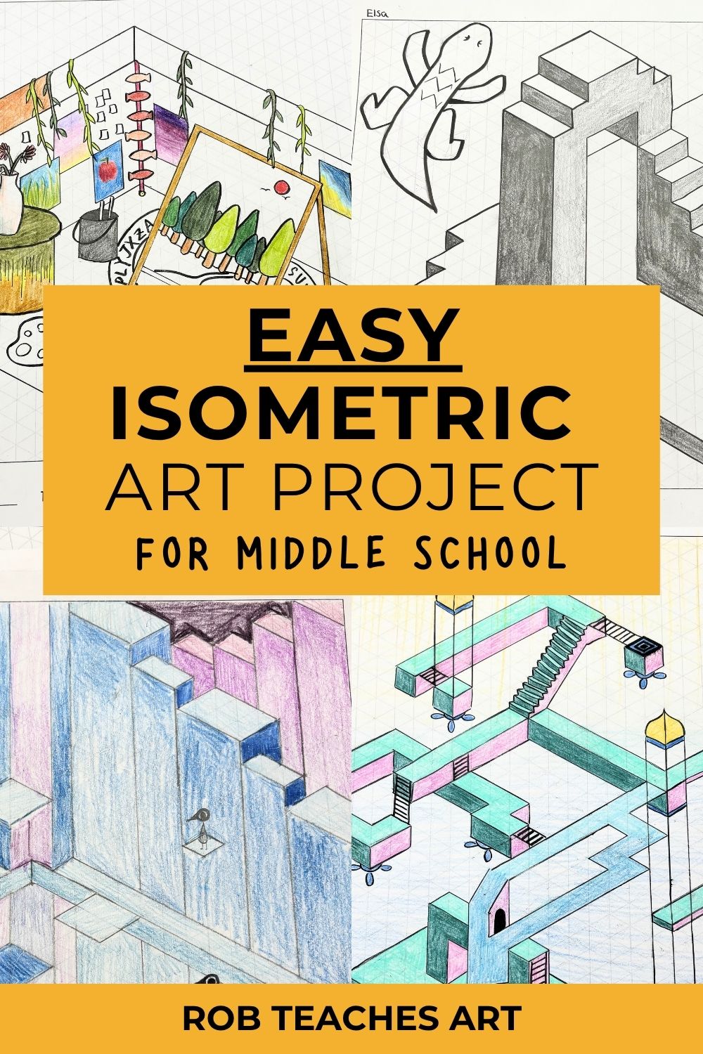 How I Teach Isometric Drawing in Middle School (Week by Week Lesson Guide)